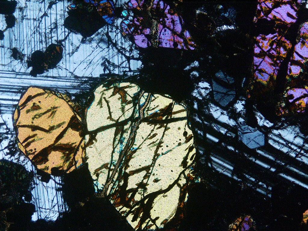  imagen microscopica de una roca